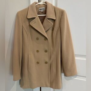 Marvin Richards Wool Cashmere Double-Breasted Pea Coat- Women’s Medium